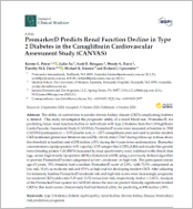 PromarkerD Predicts Renal Function Decline in CANVAS 2020 Paper thumbnail